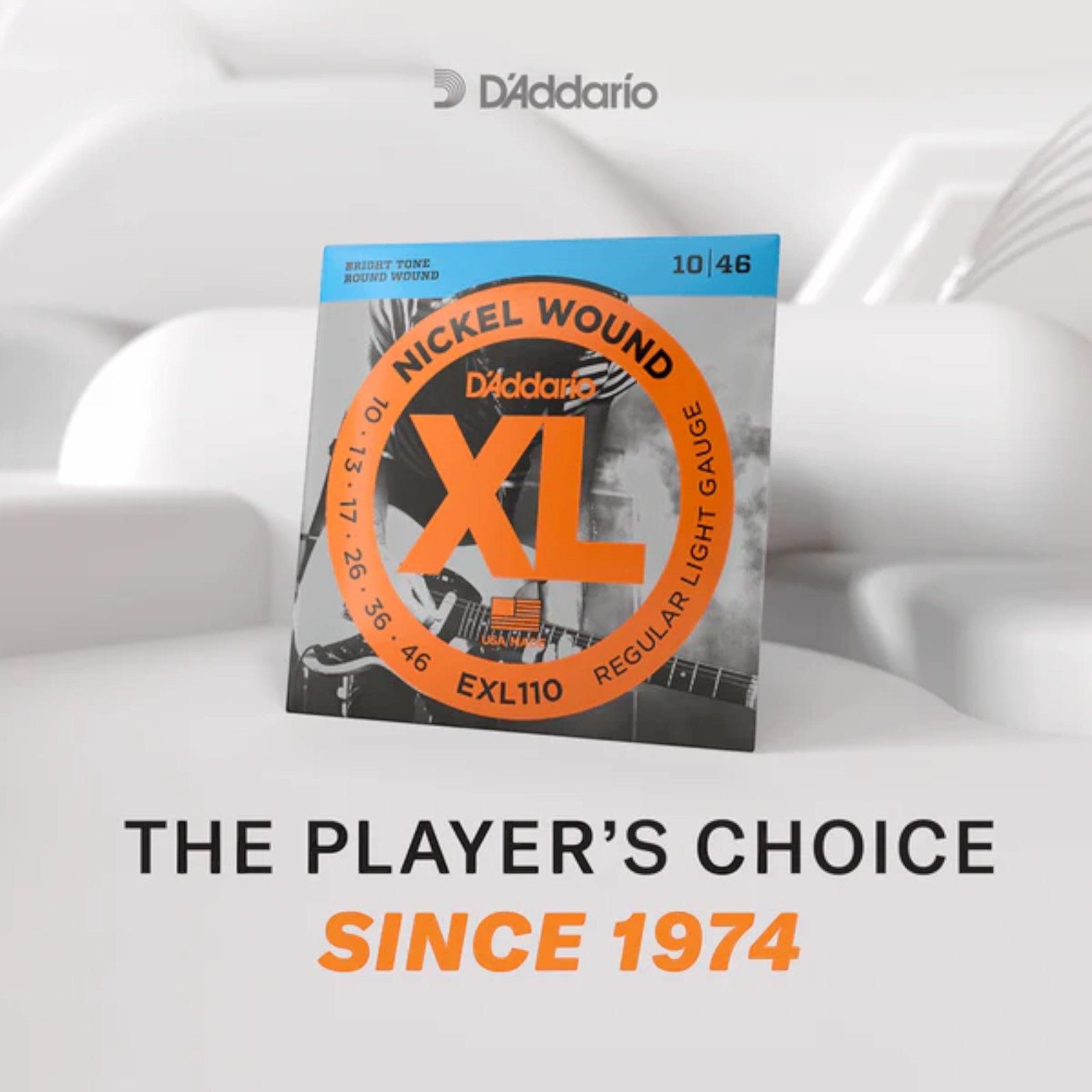 D'Addario 11-52 Nickel Wound Electric Guitar Strings - Medium Top/Heavy Bottom (.011 - .052) (EXL116)