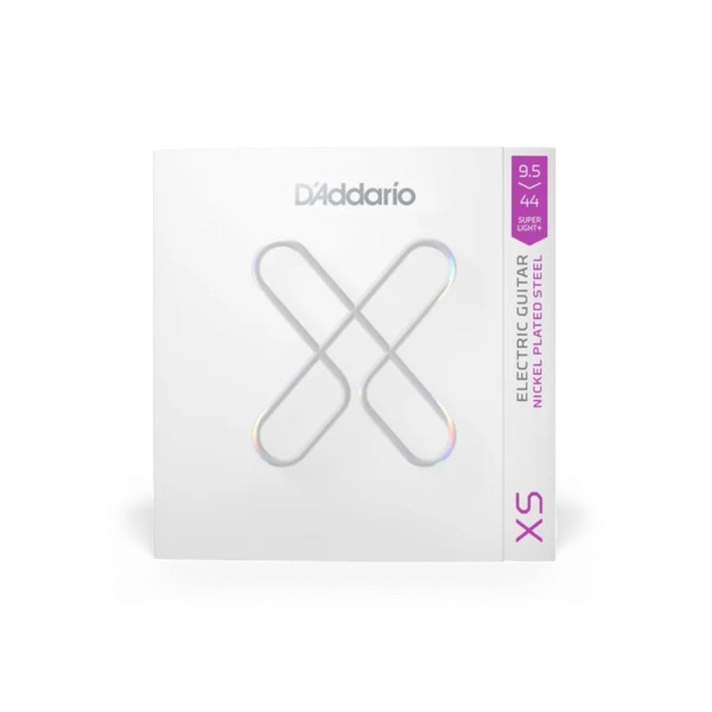 D'Addario 9.5-44 Coated Electric Guitar Strings - Super Light Plus (.0095 - .044) (XSE09544)