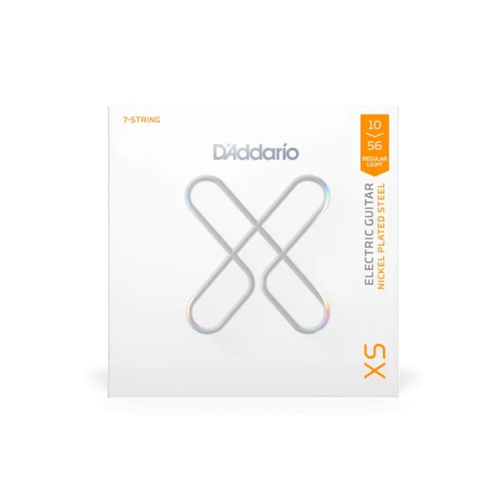 D'Addario 10-56 7-String Coated Electric Guitar Strings - Regular Light (.010 - .056) (XSE1056)