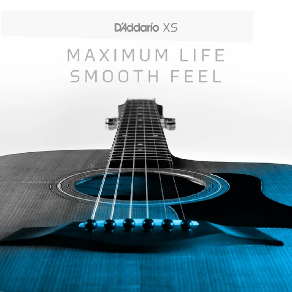 D’Addario 10-52 XS Coated Nickel Electric Guitar Strings – Light Top/Heavy Bottom (.010–.052) (XSE1052)