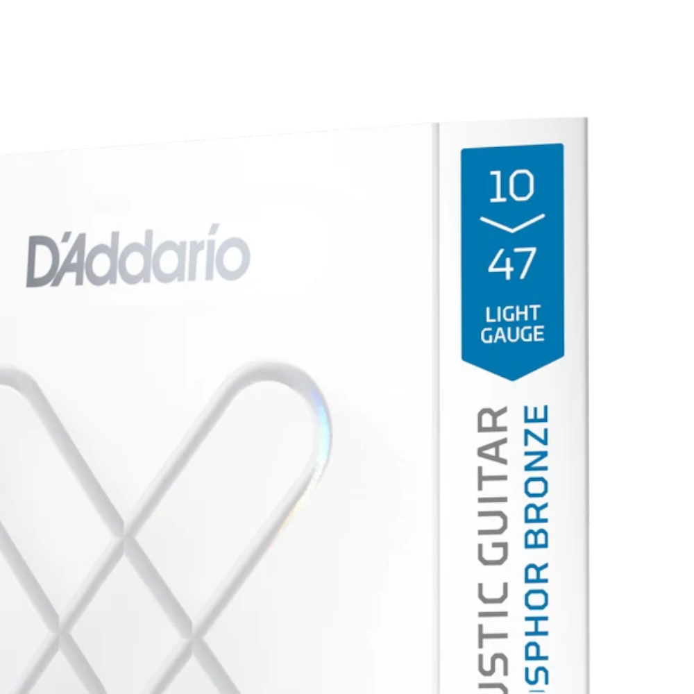 D'Addario 10-47 Coated 12-String Acoustic Guitar Strings - Light (.010 - .047) (XSAPB104712)