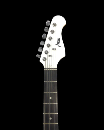 Haze E211WH Classic Arctic White HST Electric Guitar Electric Guitar  with Accessories + 10W Amp. (Optional)