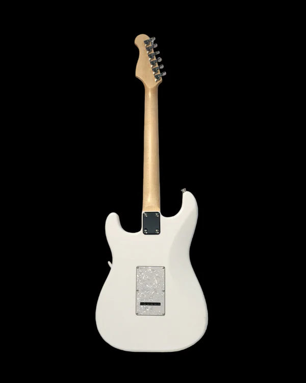 Haze E211WH Classic Arctic White HST Electric Guitar Electric Guitar  with Accessories + 10W Amp. (Optional)