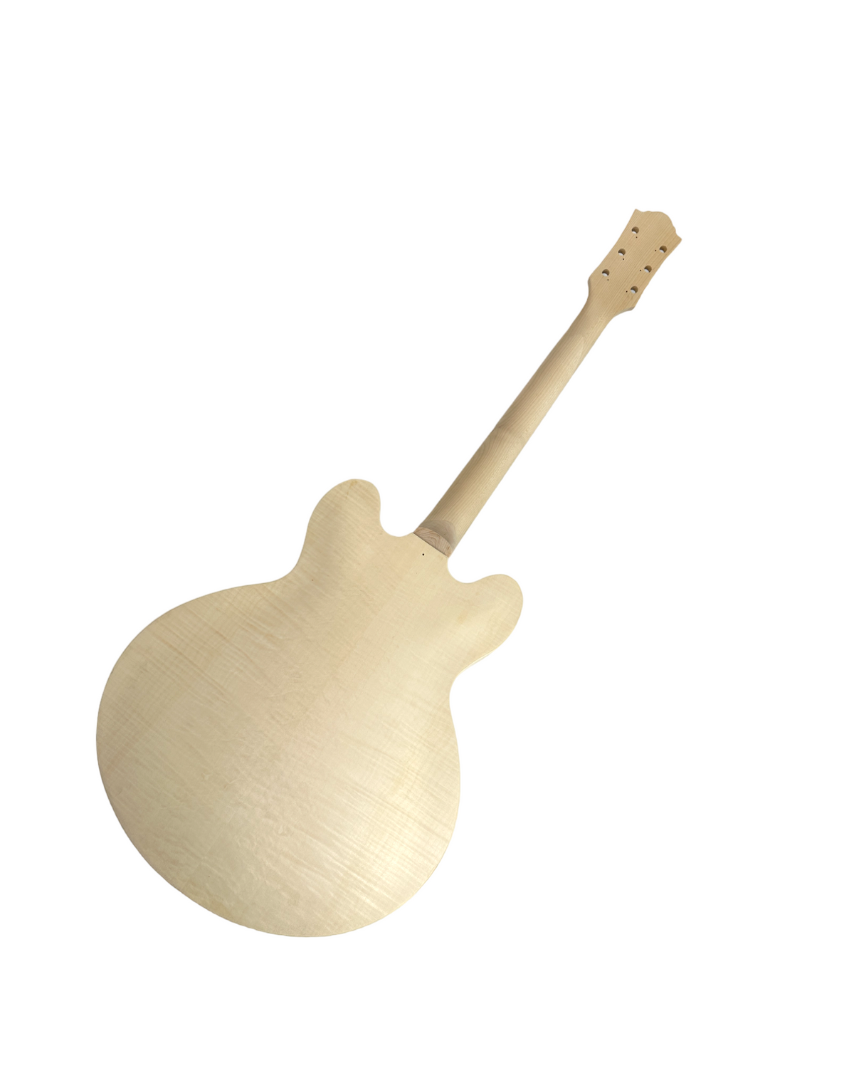 PREORDER: EST. NOV 2026 | E272DIY Complete No-Solder Semi-Hollow Body Electric Guitar DIY Kit, Set Neck