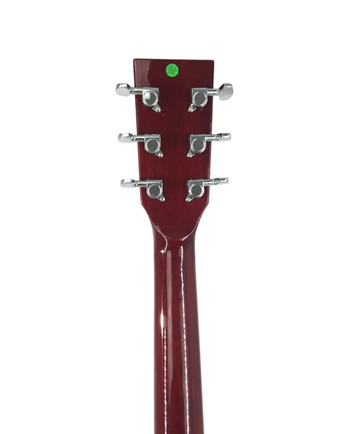 Haze F631BCEQBSGA15T Thin Body Acoustic Guitar, Sunburst, EQ, Cutaway + 15W Amplifier, Free Gig Bag, Picks