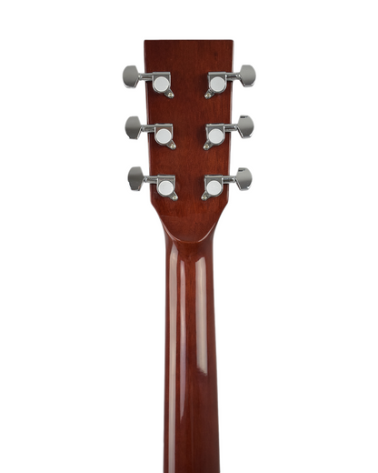 Haze F631BCEQMS Thin-Body Built-In Pickups/Tuner Acoustic Guitar - Natural with Accessories and 10W Amp. (Optional)