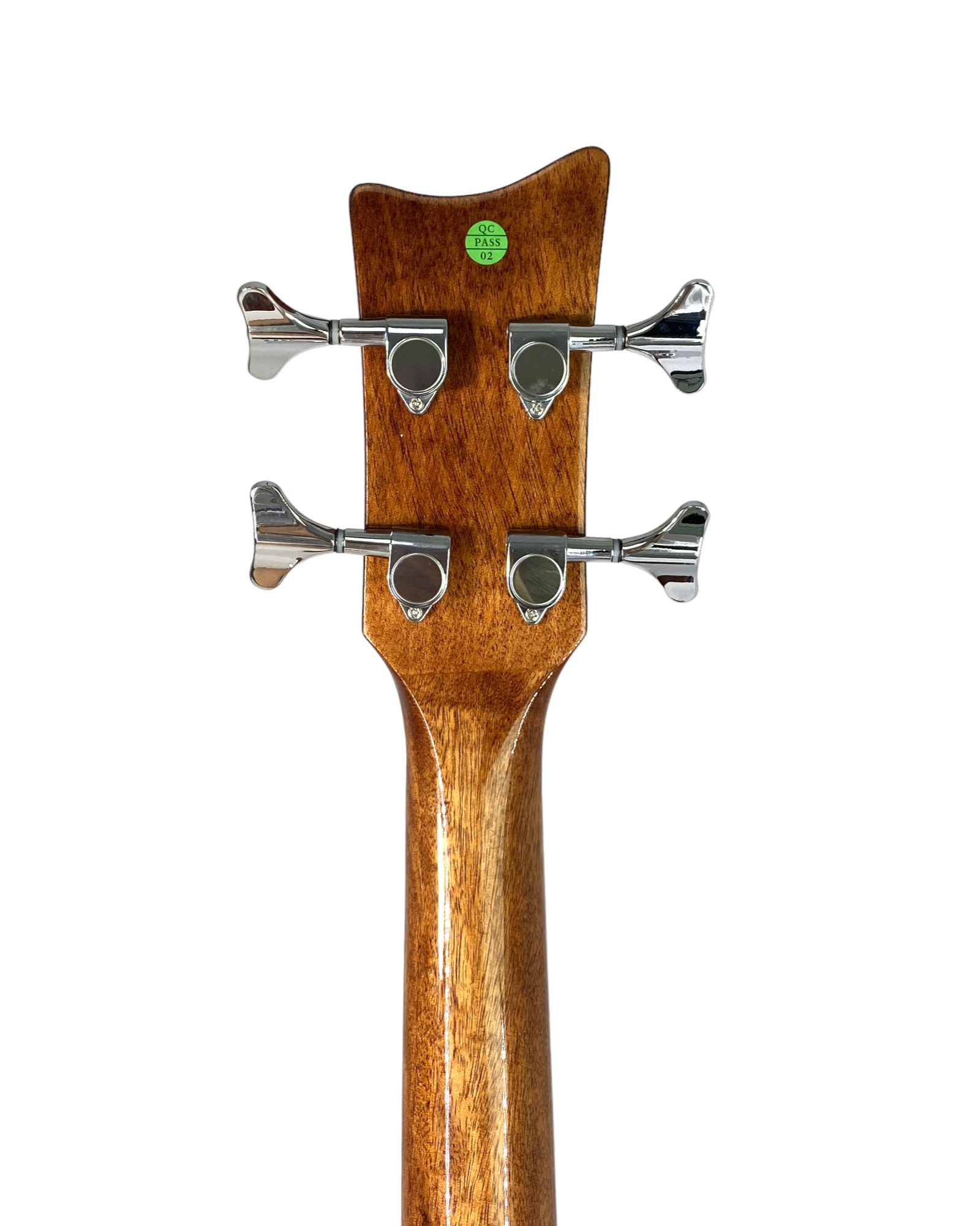 Haze FB711BCEQN34 3/4 4-String Electric-Acoustic Bass Guitar Natural + Free Gig Bag