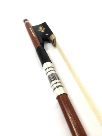 Symphony FM08044 Premium Violin Bow - 4/4 Size, Brazilwood, Round Stick