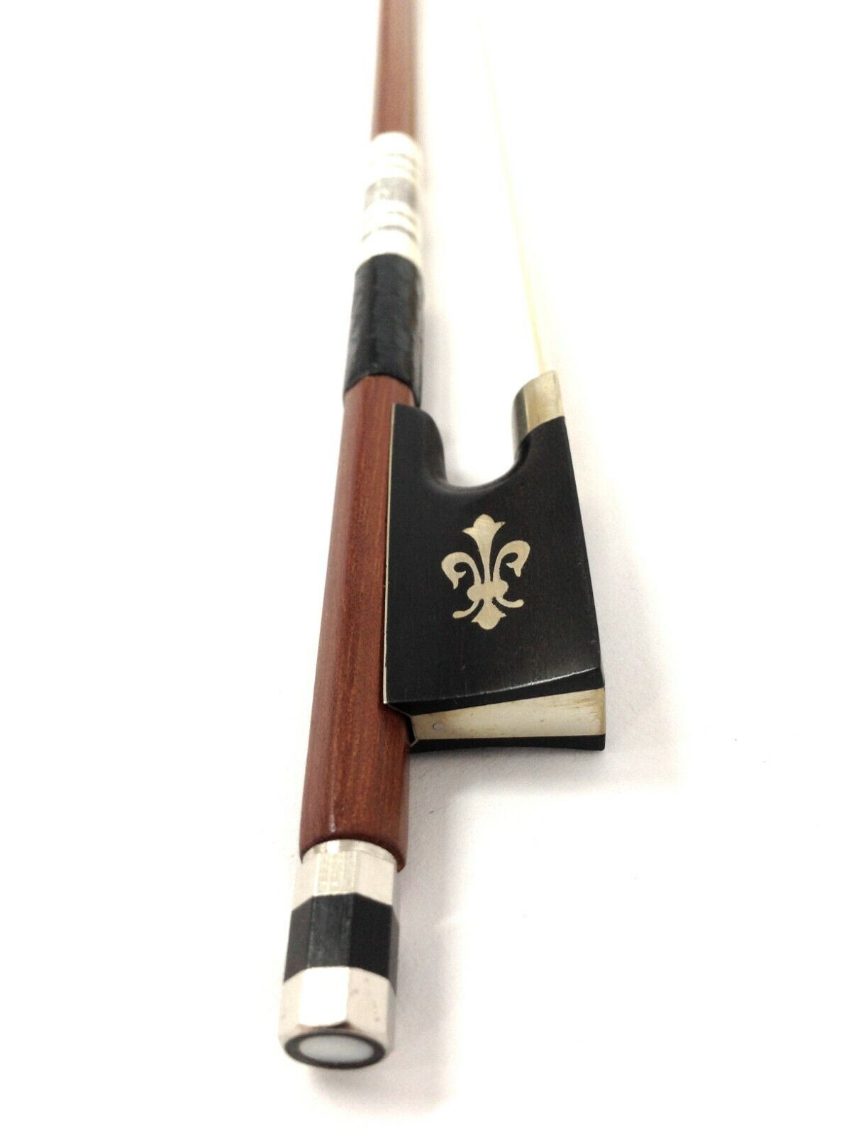 Symphony FM08044 Premium Violin Bow - 4/4 Size, Brazilwood, Round Stick