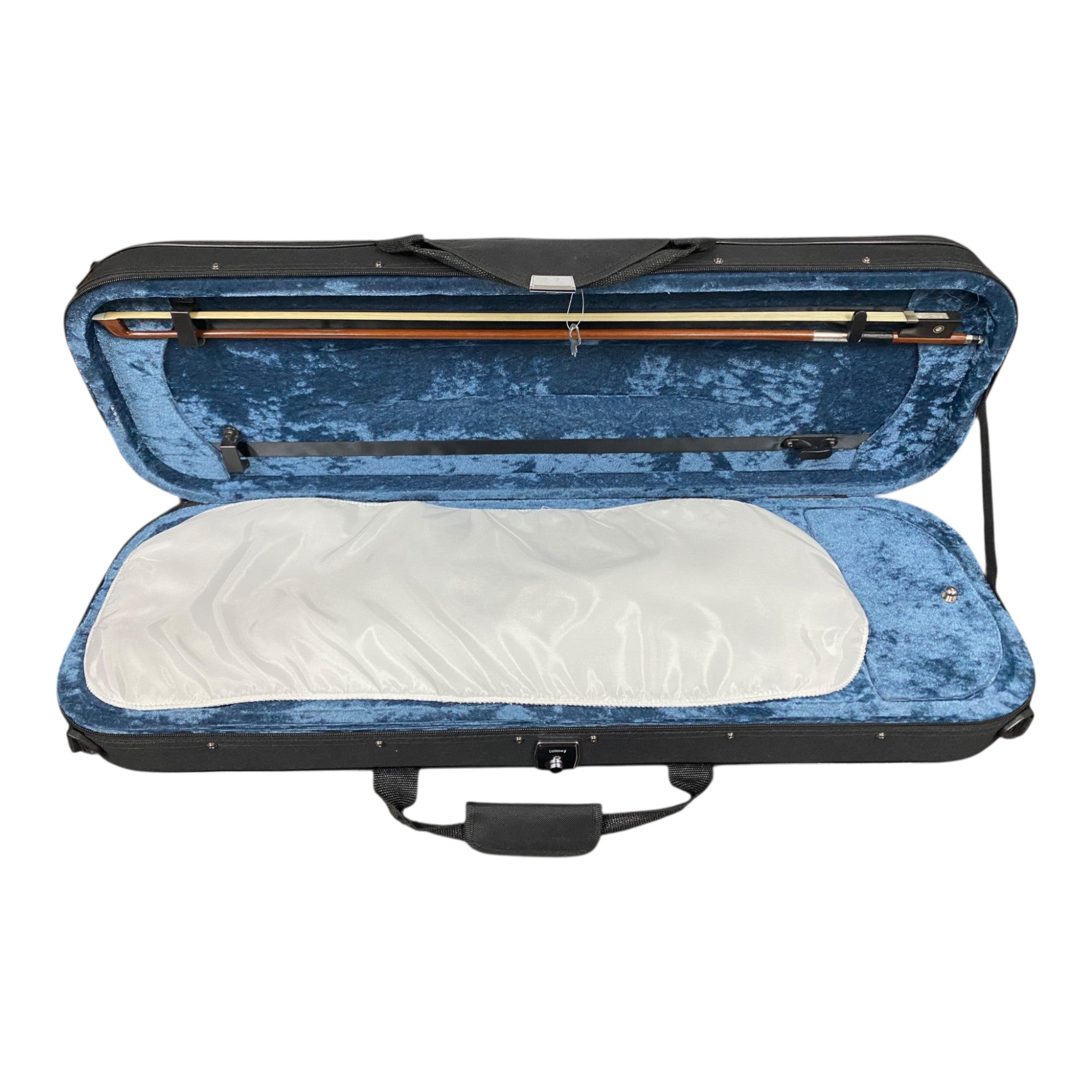 Symphony EVHL01WH Headless Catalpa ABS Electric Violin Outfit in White Gloss w/ Built-In EQ