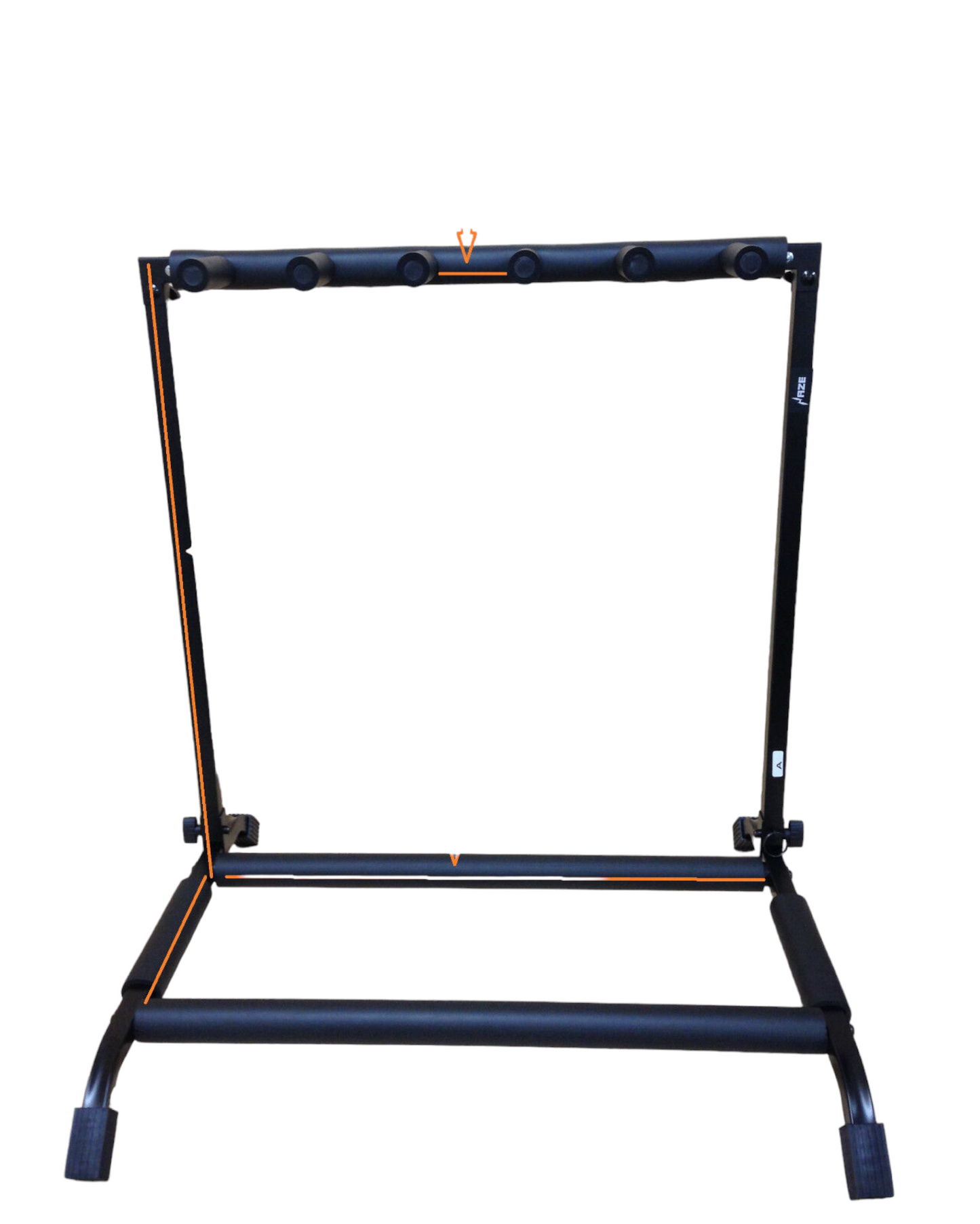 Haze GS014 Metal 5-Guitar Stand/Storage & Display Rack, Foldable