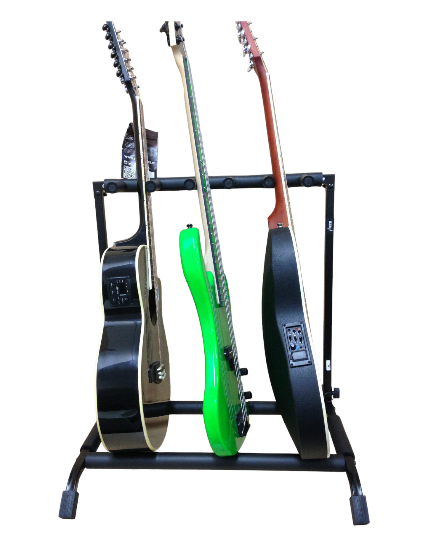 Haze GS014 Metal 5-Guitar Stand/Storage & Display Rack, Foldable