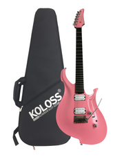 Koloss GT4PK Pink Electric Guitar with Carbon Fibre Neck