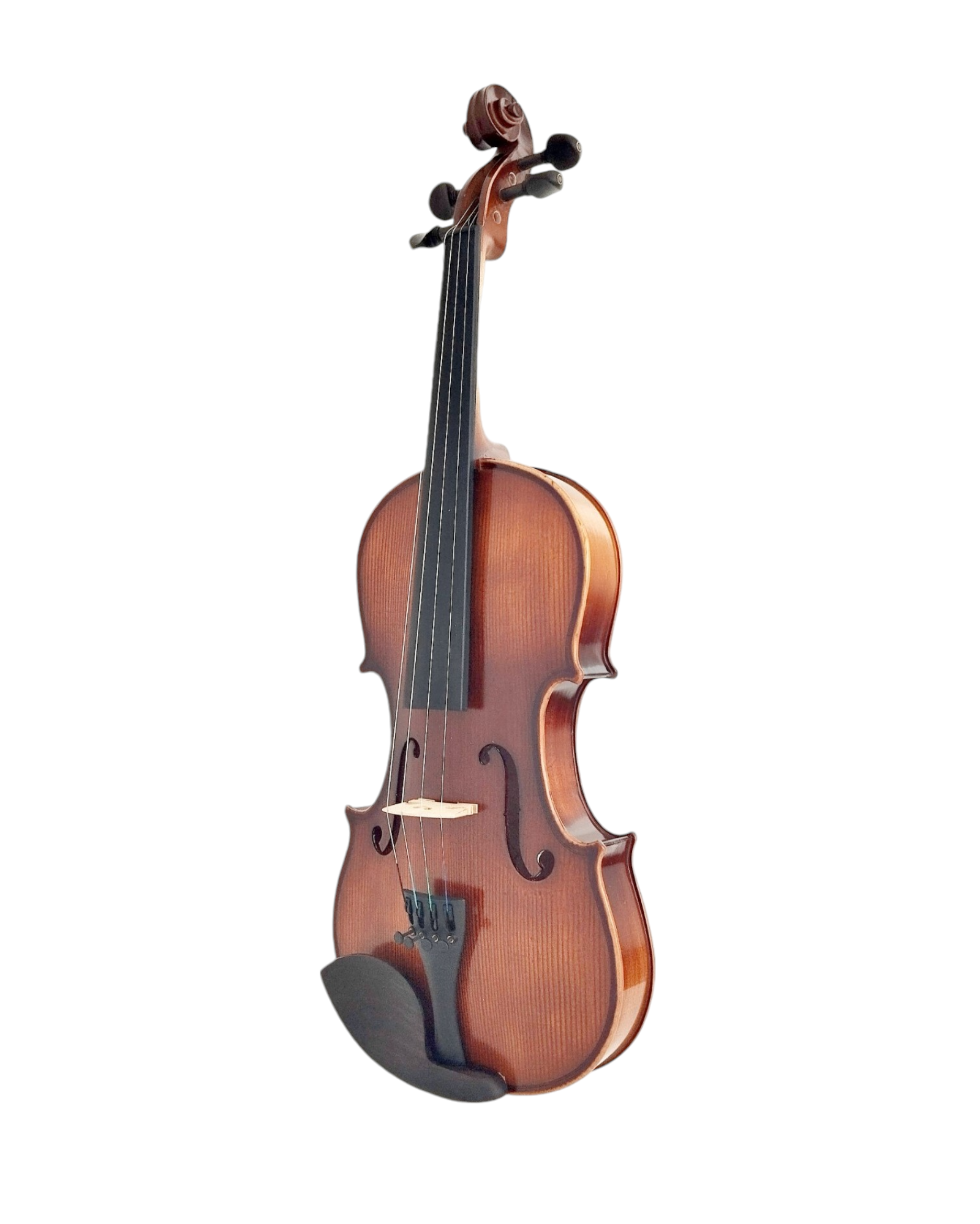 Symphony GV25 4/4 to 1/8 Violin Outfit in Natural Vintage w/ Foam Case, Shoulder Rest, Bow, and Rosin