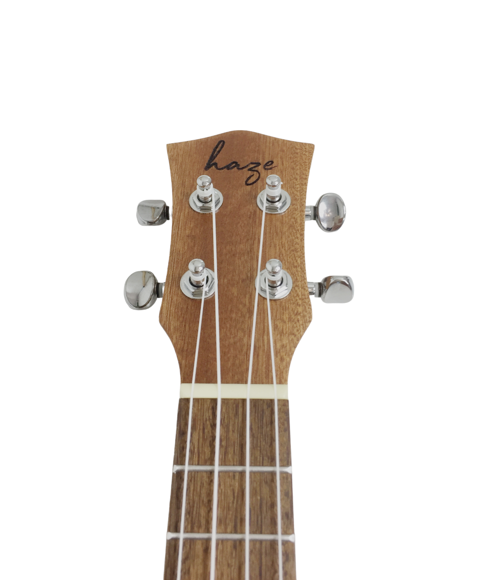 Haze HAU21/EQ All-Mahogany Soprano Ukulele 21" + Free Gig Bag, Extra Strings, Pick, Tuner