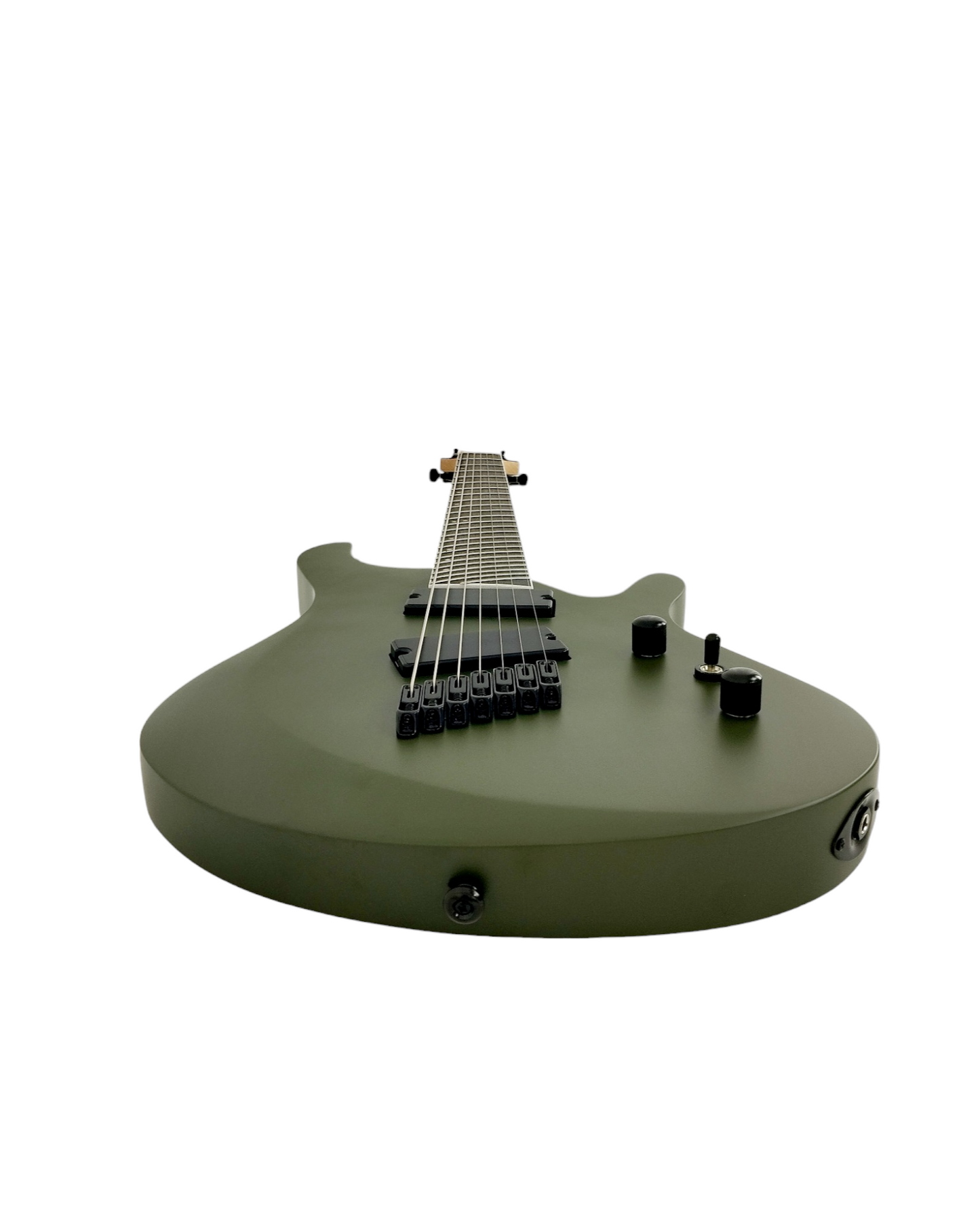 Haze 7-String Fanned Fret Built-in Preamp HAX Electric Guitar - Green HAZE7FFMGS