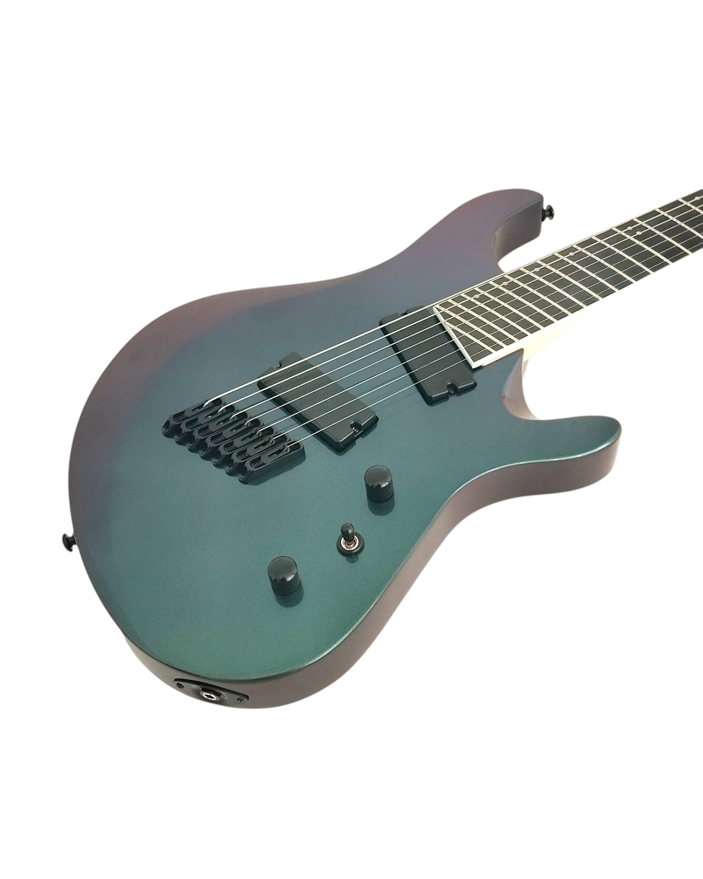 Haze 7-String Fanned Fret Active pickup HAX Electric Guitar - Chameleon HAZE7FFV