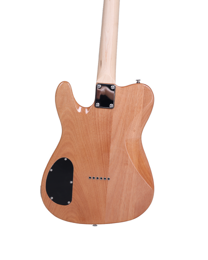 Evoke Brilliance: Haze Liquid Crystals Mahogany and Epoxy Resin Body Electric Guitar SH1910GN