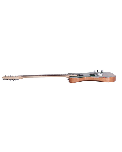 Evoke Brilliance: Haze Liquid Crystals Mahogany and Epoxy Resin Body Electric Guitar SH1910GN