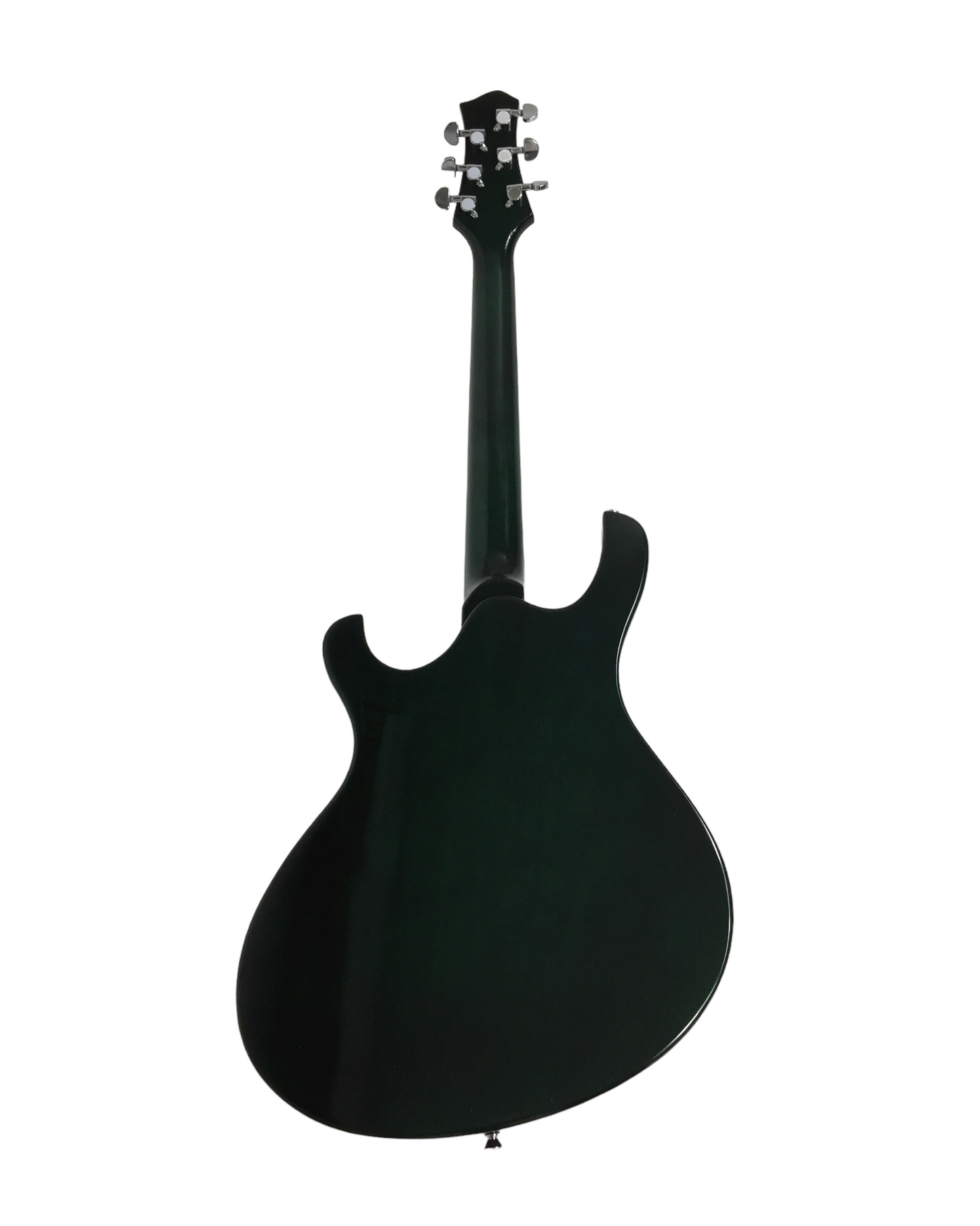 Haze Semi-Hollow Double-Cut Offset HES Electric Guitar - Green HD348TGN
