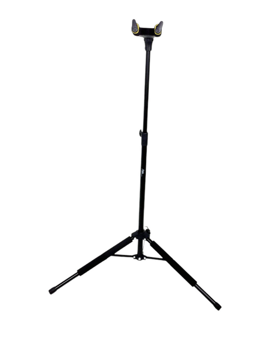 Haze HJGSL1B Guitar Stand, Height-Adjustable, Gravity Locking Design