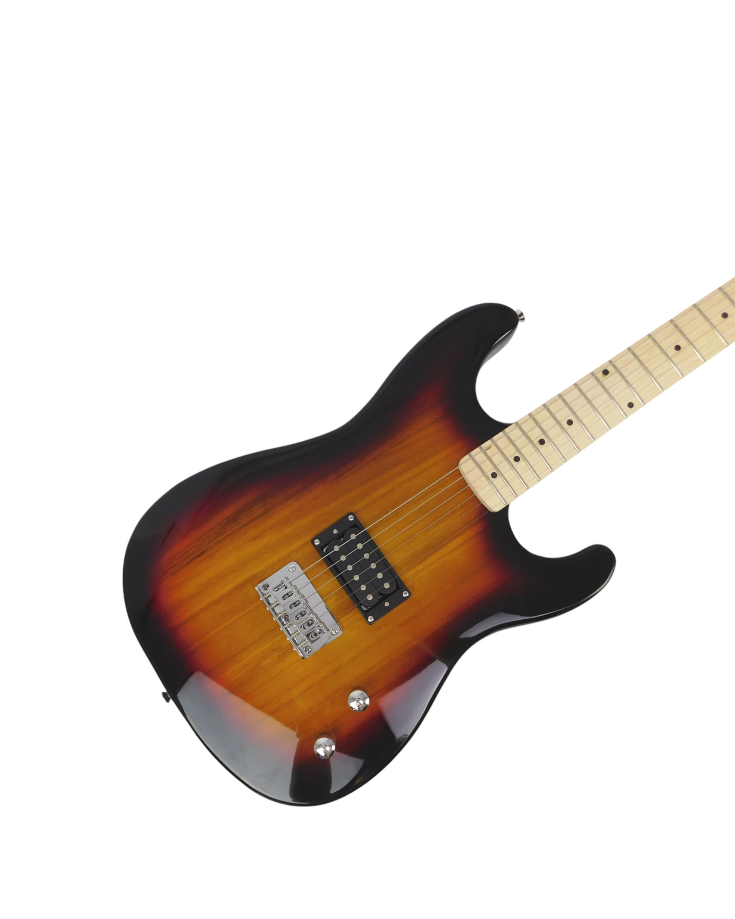 Haze HST Electric Guitar - HJS22STSB- Vintageburst, Available in 4/4 and 3/4 Sizes