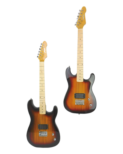 Haze HST Electric Guitar - HJS22STSB- Vintageburst, Available in 4/4 and 3/4 Sizes