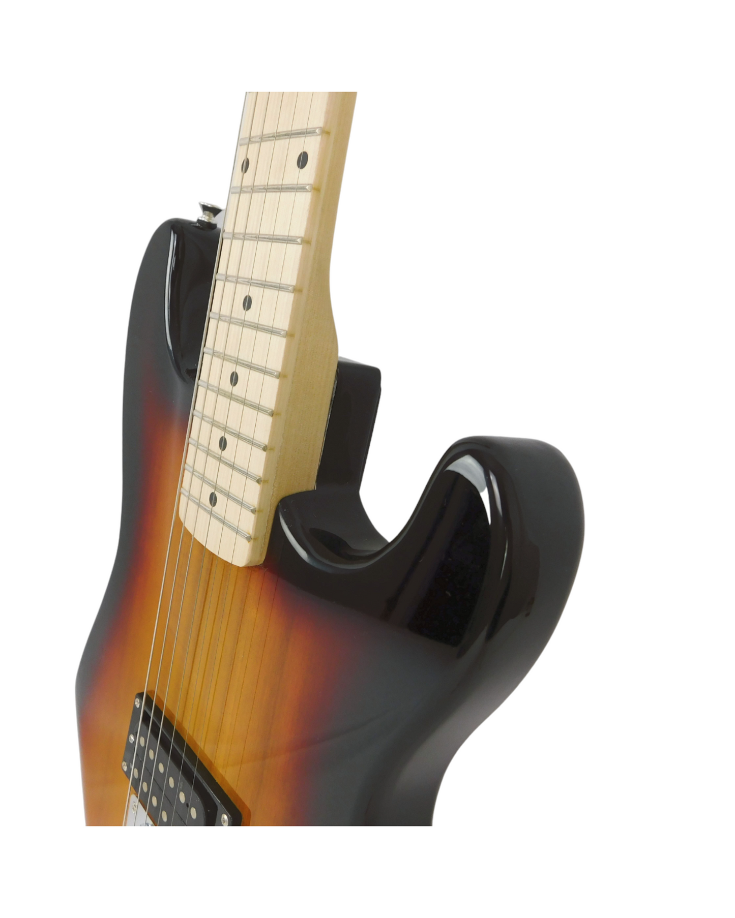 Haze HST Electric Guitar - HJS22STSB- Vintageburst, Available in 4/4 and 3/4 Sizes