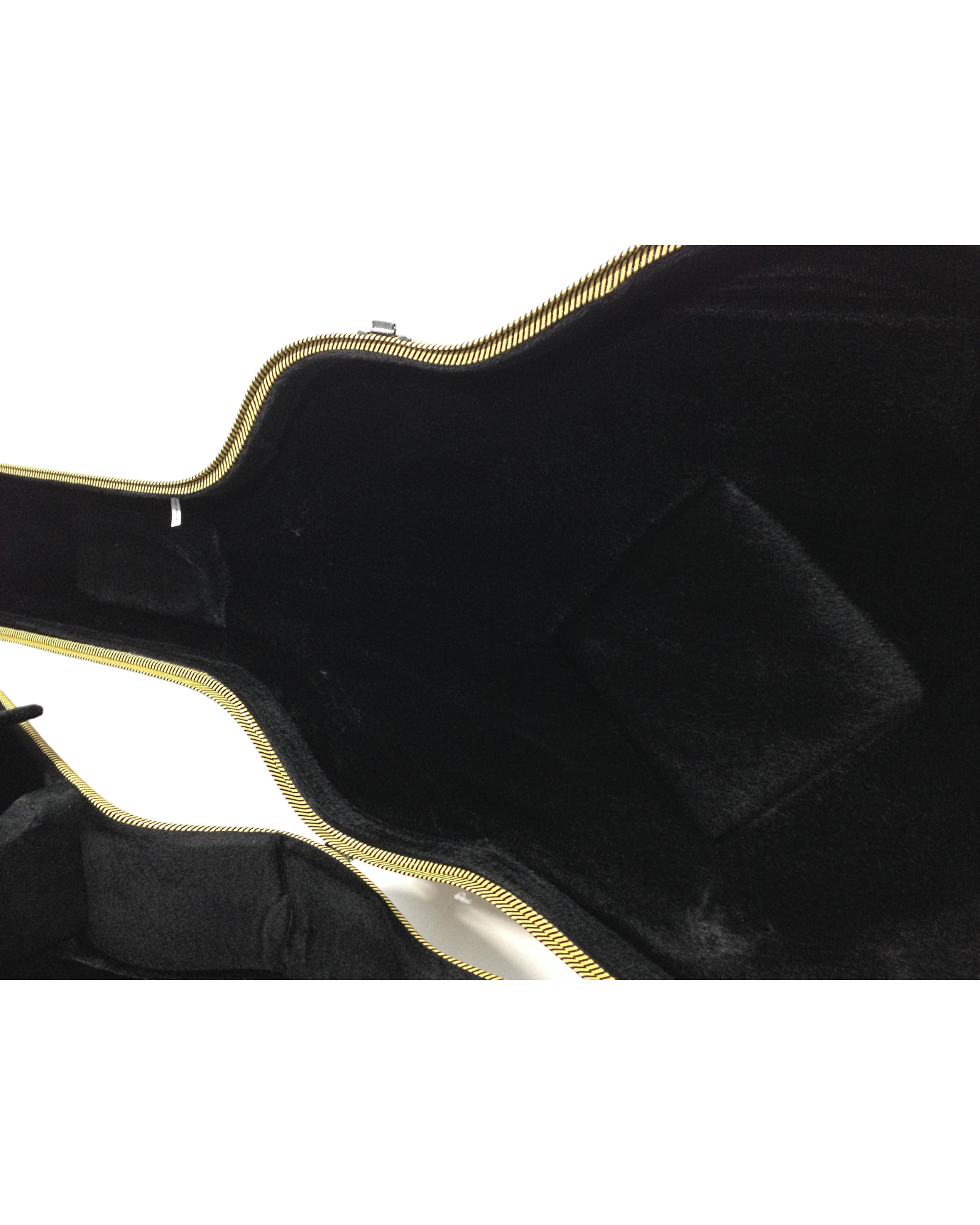 Haze 20DAT Dreadnought Acoustic Hard Case - Lockable, Yellow Twilling