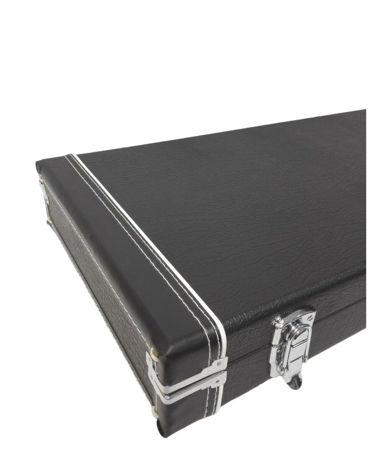 Haze 40PB Electric Precision Bass Rectangle Guitar Hard Case - Lockable, Black