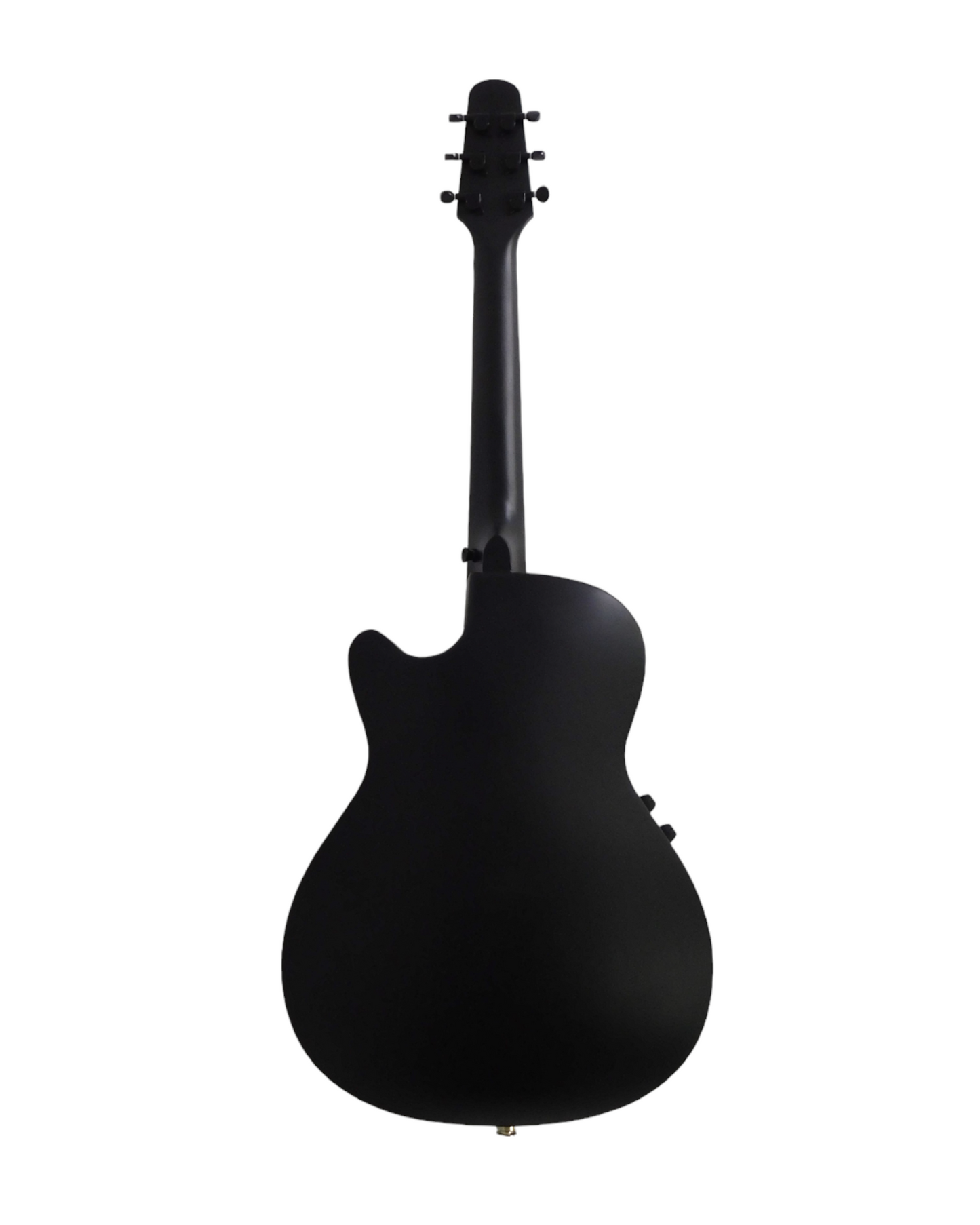 Haze HSDP836CEQMBK 38" Roundback Traveller Built-In Pickups Acoustic Guitar - Black