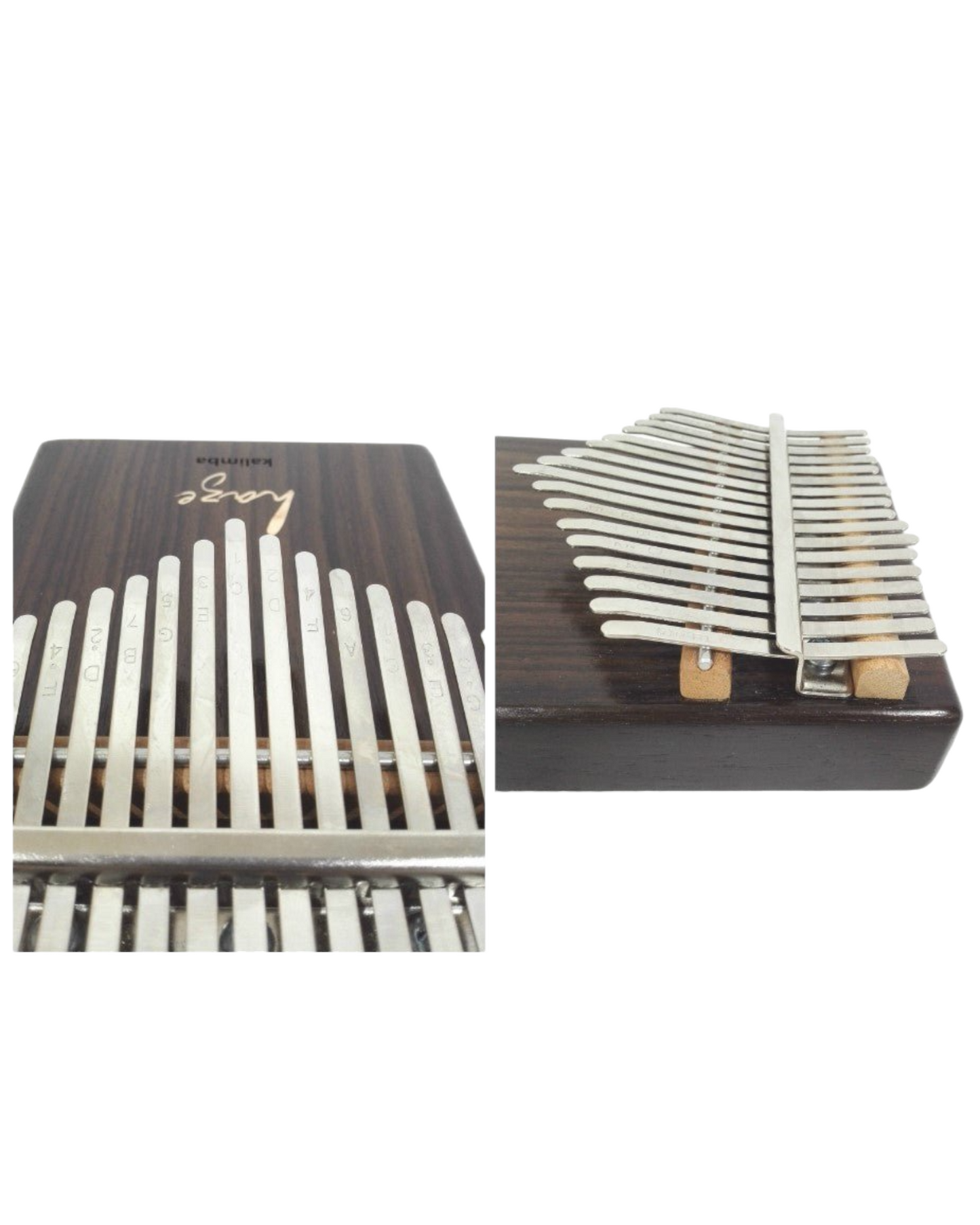 Haze HSH01ER 17-Key Solid Rosewood Kalimba w/Pickup + EVA Hard Case