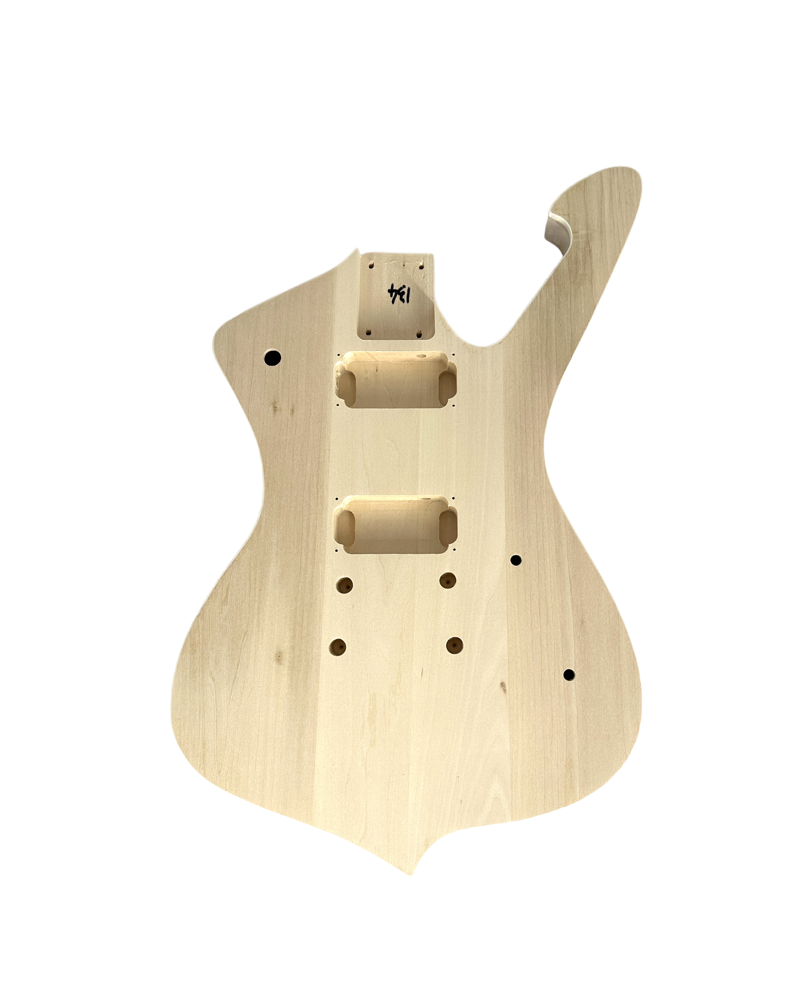 GKHSIM1910DIY Solid Basswood Body/Maple Neck Electric Guitar DIY Kit, No-Soldering, HH Pickups