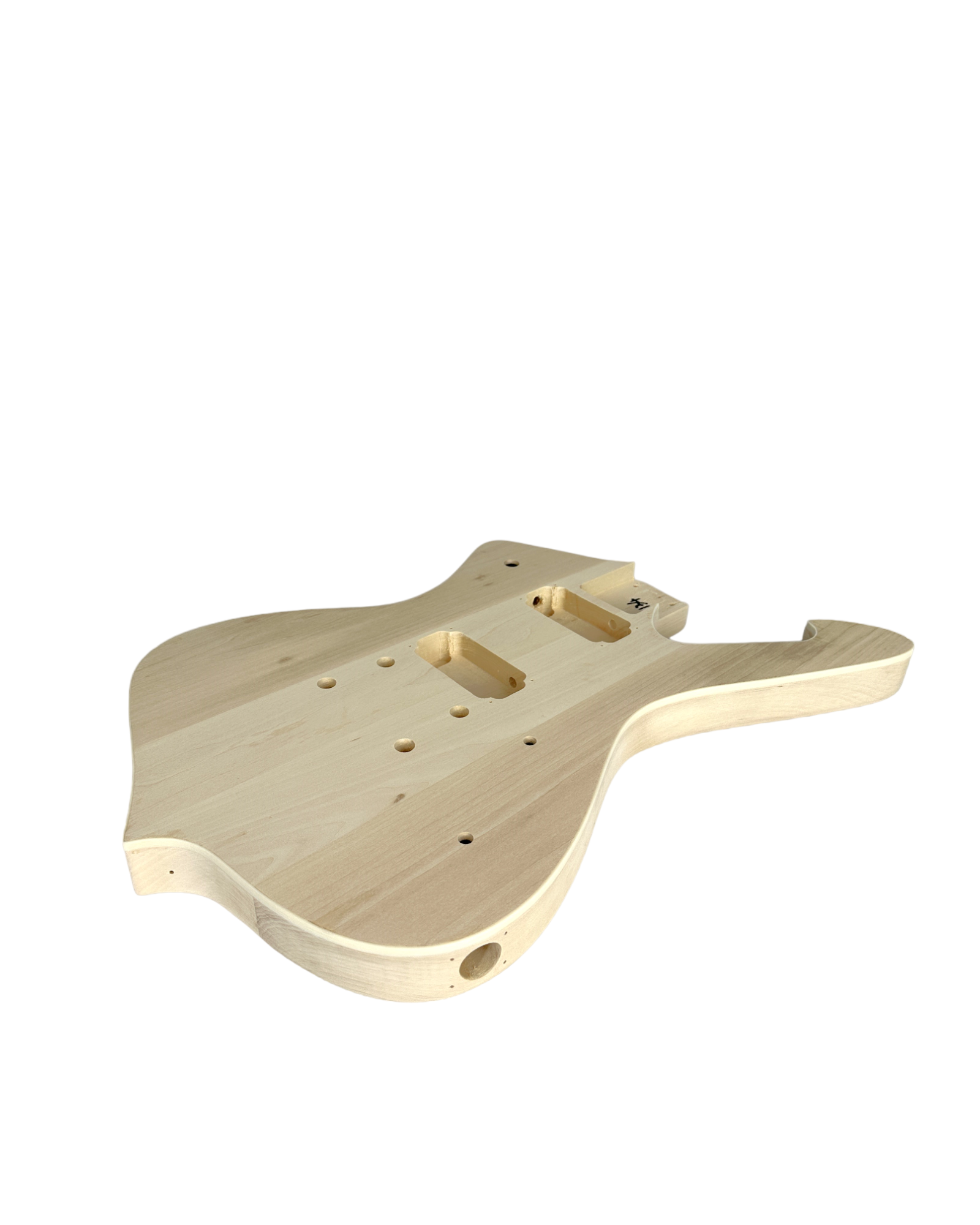 GKHSIM1910DIY Solid Basswood Body/Maple Neck Electric Guitar DIY Kit, No-Soldering, HH Pickups