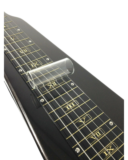 Haze Lap Steel Single Coil Height Adjustable Lap Steel Electric Guitar - Black HSLT1930MBK with Accessories and 10W Amp. (Optional)