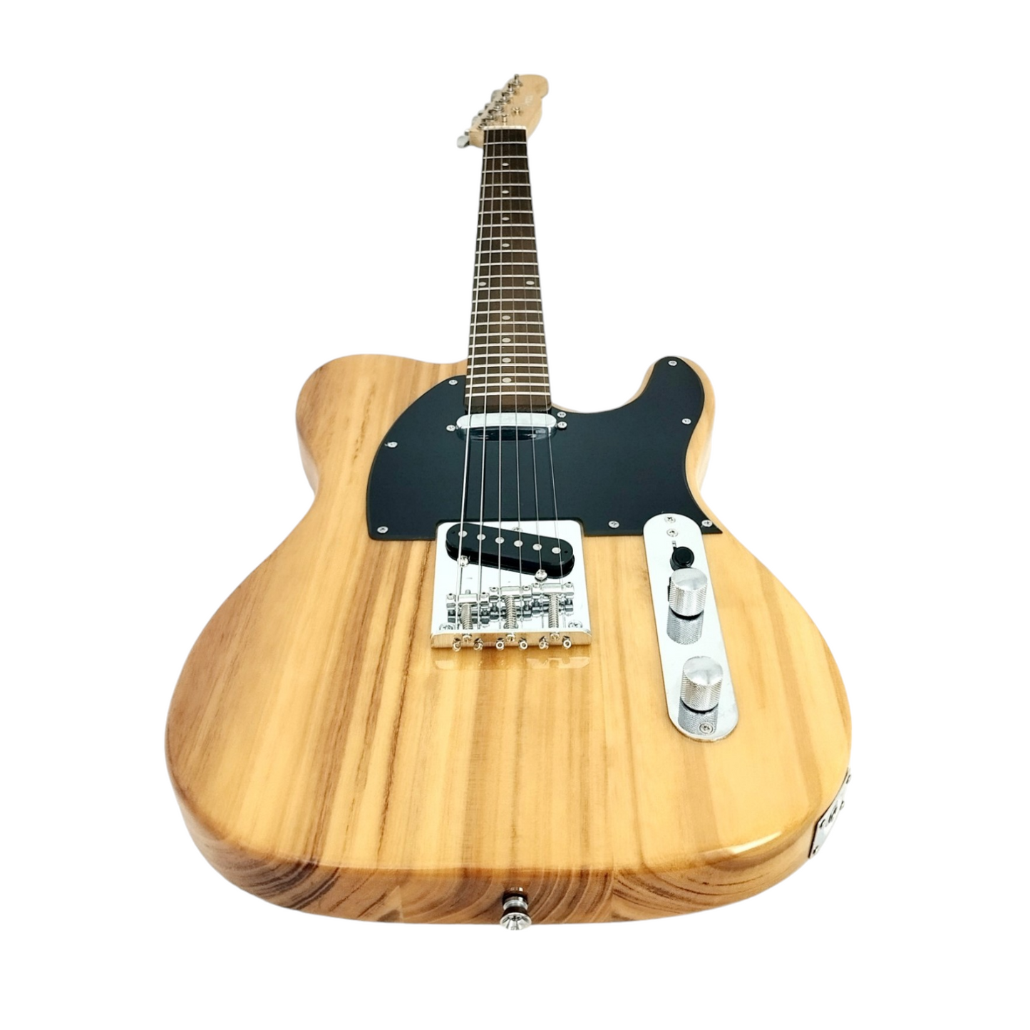 Haze Solid Paulownia Body with Maple Neck Rosewood Fingerboard HTL Electric Guitar - Natural HSTL10NT