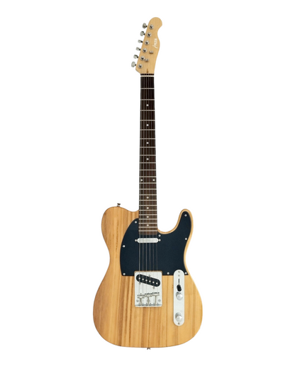 Haze Solid Paulownia Body with Maple Neck Rosewood Fingerboard HTL Electric Guitar - Natural HSTL10NT  with Accessories + 10W Amp. (Optional)