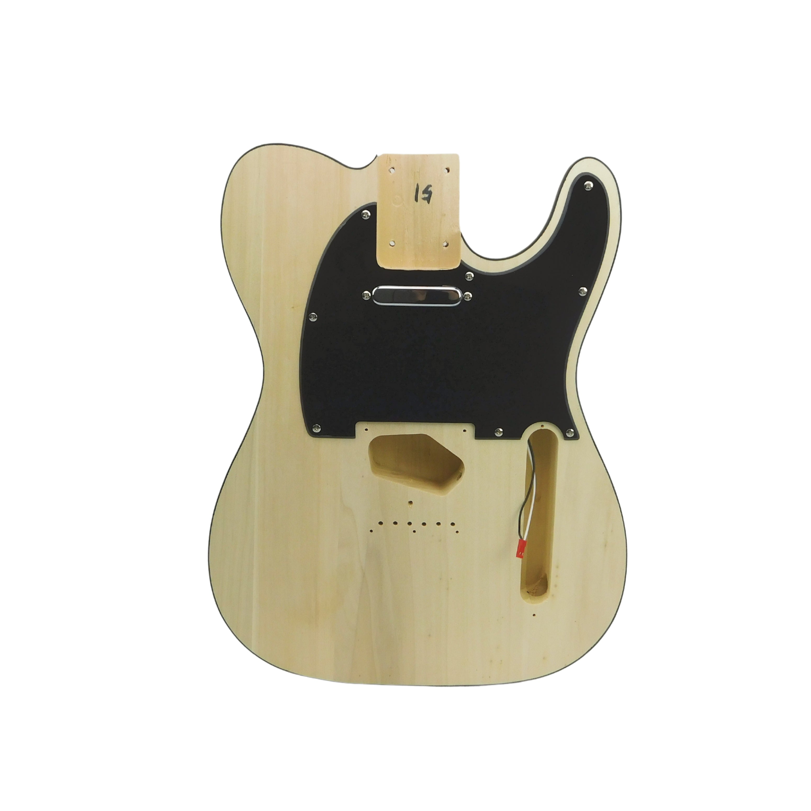 12 String Electric Guitar DIY Kit, No-Soldering,S-S. Solid Basswood TL100SDIY