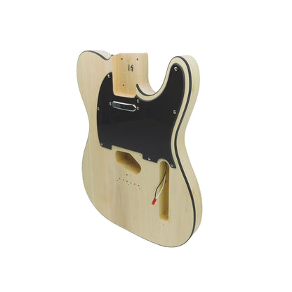 12 String Electric Guitar DIY Kit, No-Soldering,S-S. Solid Basswood HSTL 19100S