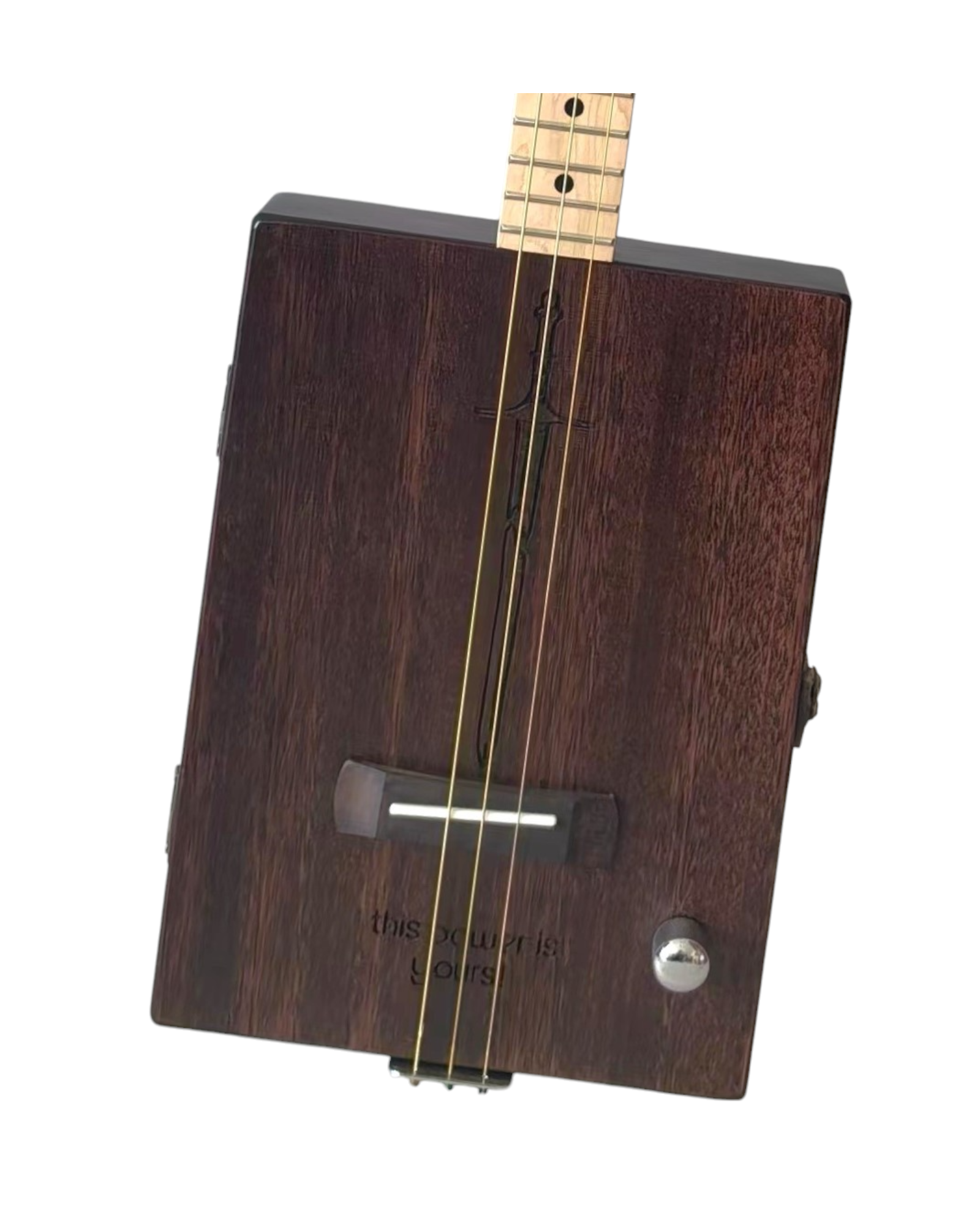 Haze "Power" Mahogany Cigar Box Guitar DIY Kit - HX52