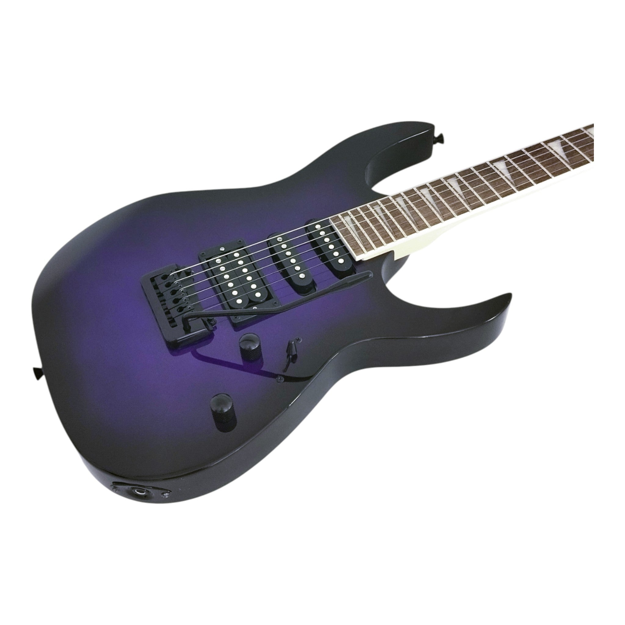 Haze 11HSJS Purpleburst Electric Guitar SSH with Whammy Bar