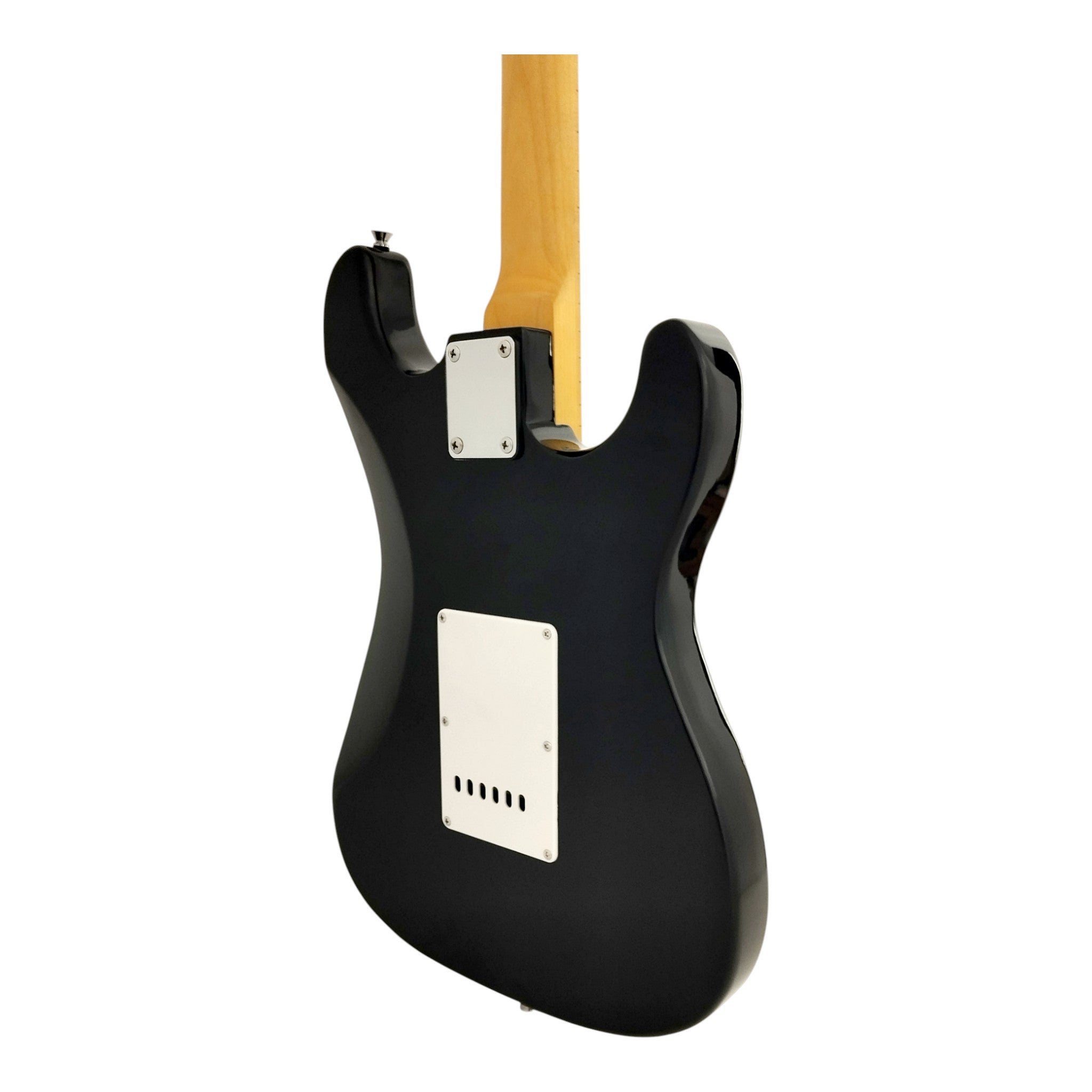 Haze 11HSST Sunburst Left-Handed SSS Electric Guitar + 10W Amp. (Optional)