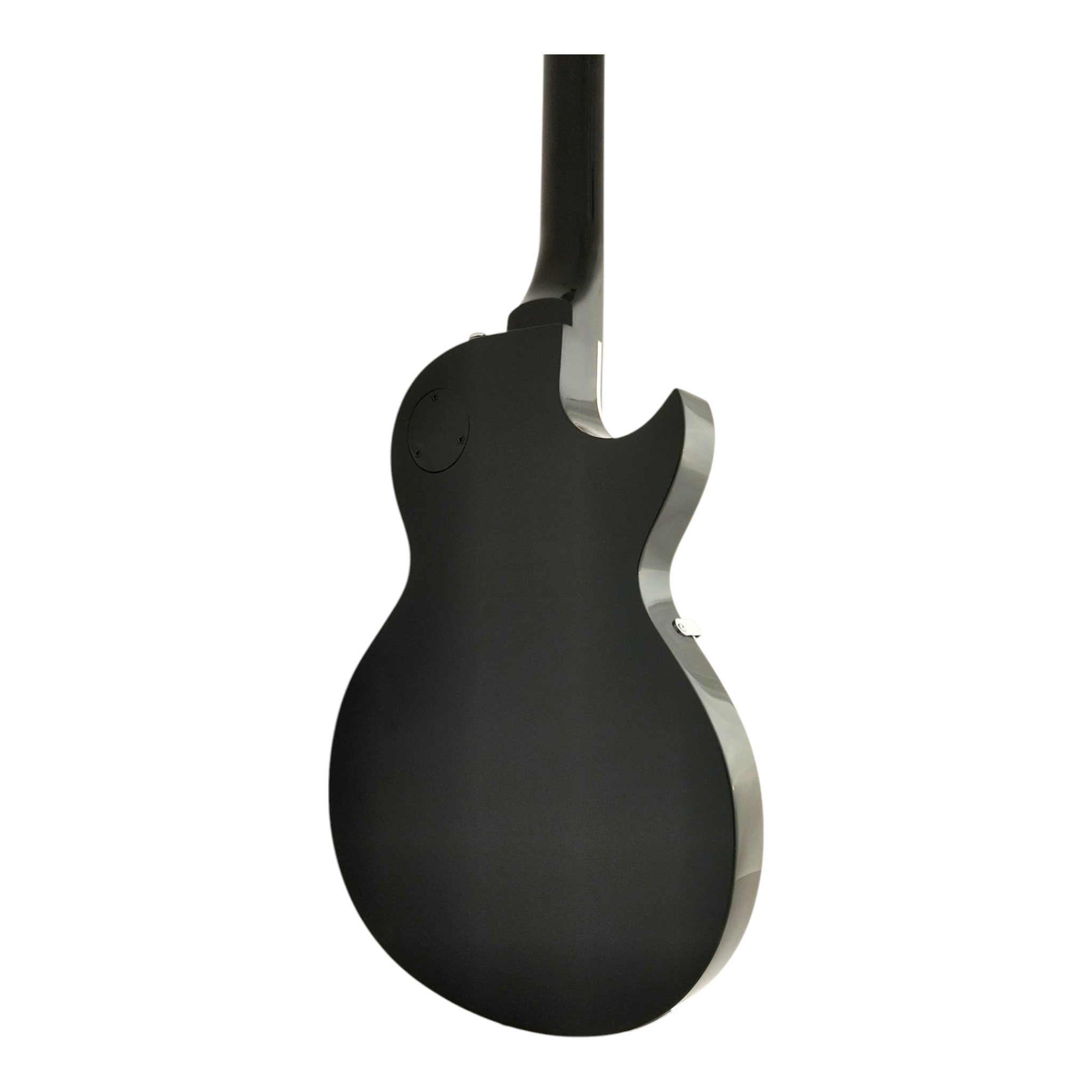 Haze E239 Black Left-Handed Semi-Hollow Electric Guitar with Dual Humbuckers