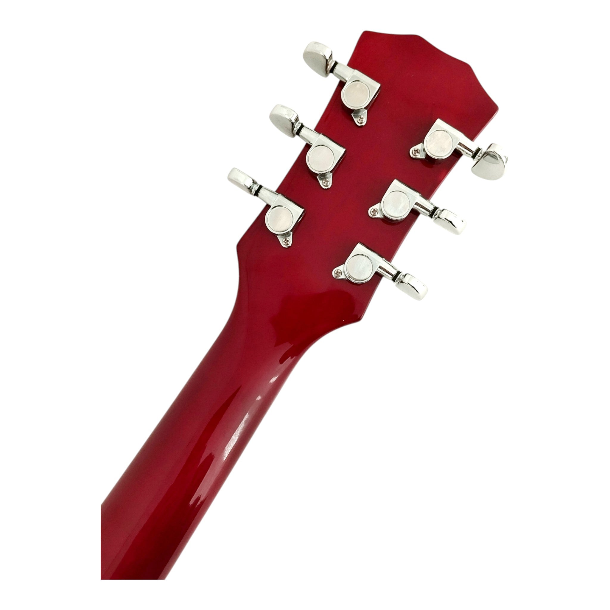 Haze E239 Sunburst Semi-Hollow Electric Guitar with Dual Humbuckers