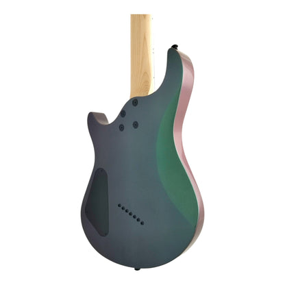 Haze 7FF Chameleon 7-String Fanned Fret Electric Guitar with Active Humbuckers