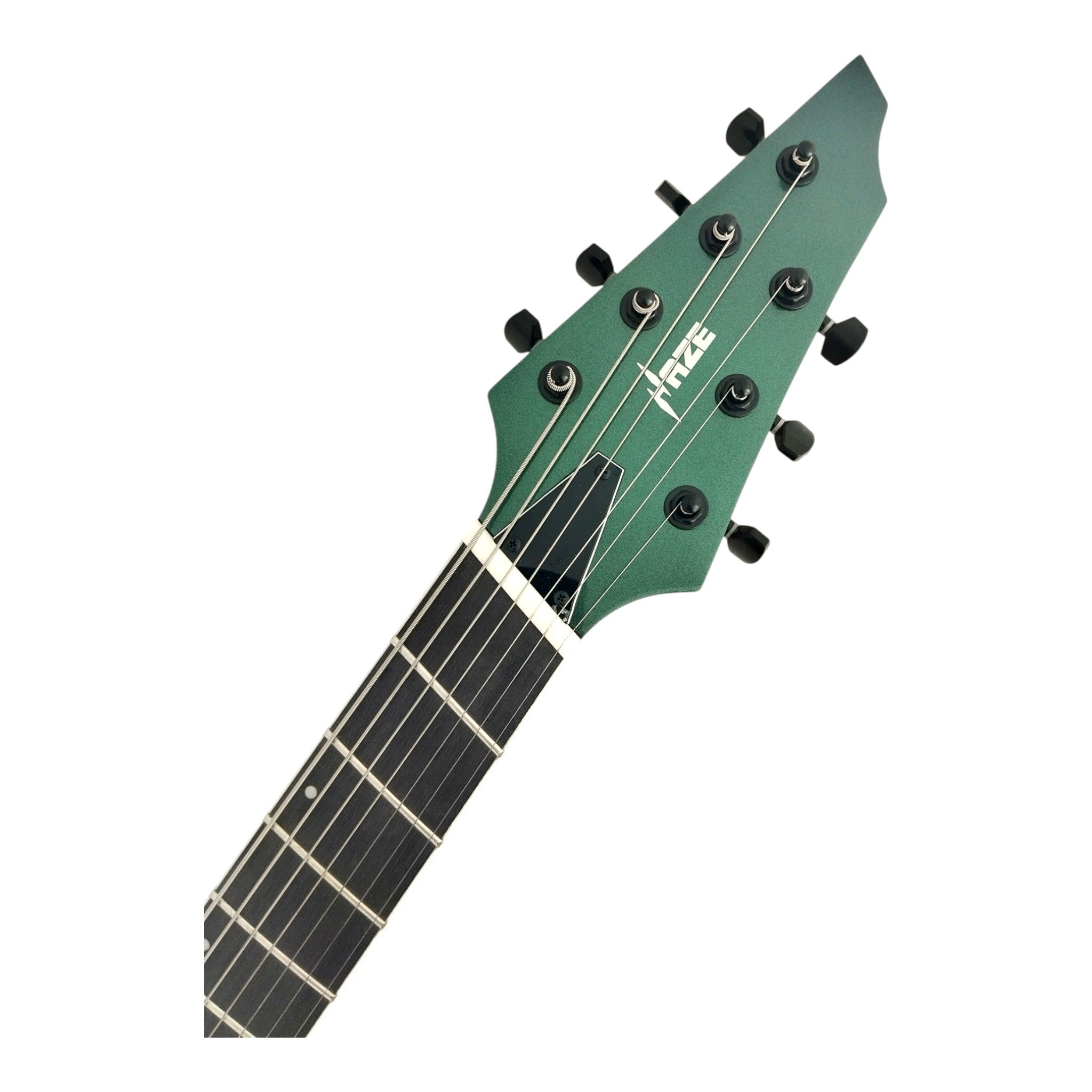 Haze 7FF Chameleon 7-String Fanned Fret Electric Guitar with Active Humbuckers