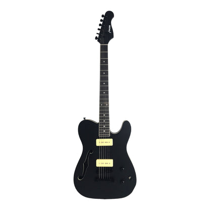 Haze HSE501BK "Midnight Muse" Semi-Hollow Electric Guitar with M-90 Pickups