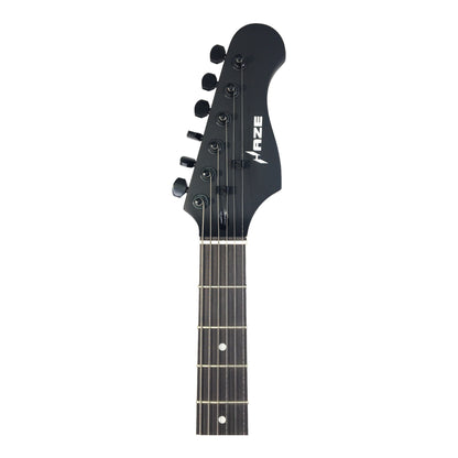 Haze HSE501BK "Midnight Muse" Semi-Hollow Electric Guitar with M-90 Pickups