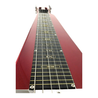 Haze HSLT1930 Metallic Red Lap Steel Electric Guitar + 10W Amp. (Optional)