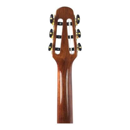 Haze MRC601 Sunburst Nylon String Classical-Electric Guitar with Piezo Pickups